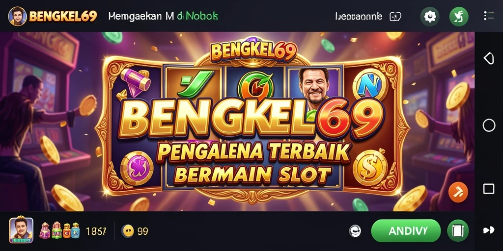 Tampilan gameplay seru dari BENGKEL69 slot yang menghibur.