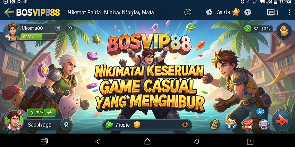 Screenshot gameplay BOSVIP88 yang menunjukkan keseruan bermain.