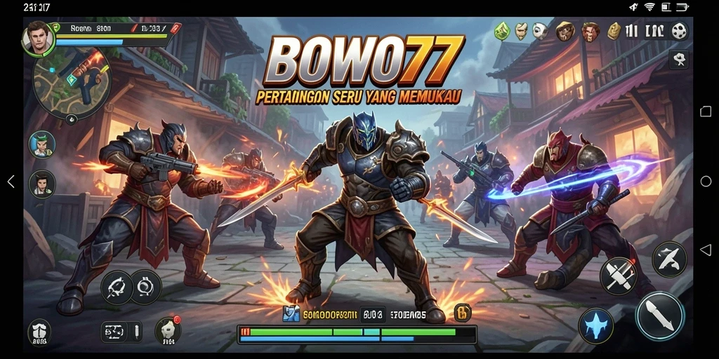 Gameplay Fighting yang seru dan mendebarkan dari BOWO77.