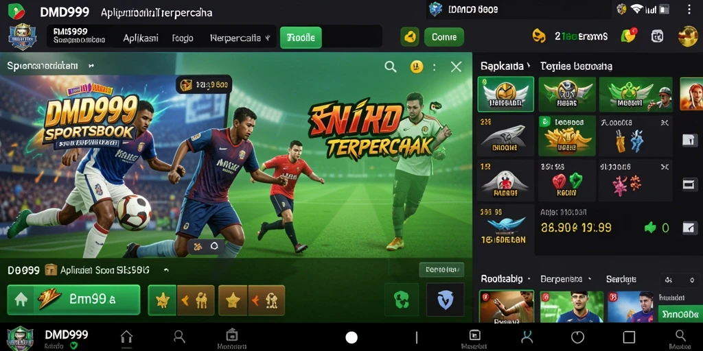 Tampilan screenshot DMD999 menampilkan antarmuka taruhan yang menarik.