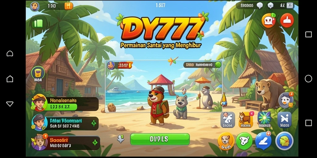 Tangkapan layar gameplay <strong>DY777</strong> yang menampilkan keseruan permainan santai.