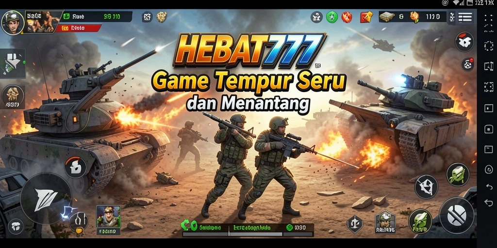 Screenshot HEBAT777 menampilkan gameplay TPS yang seru dan mendebarkan.