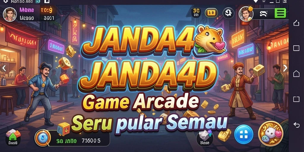 Tampilan menarik dari gameplay seru di JANDA4D.