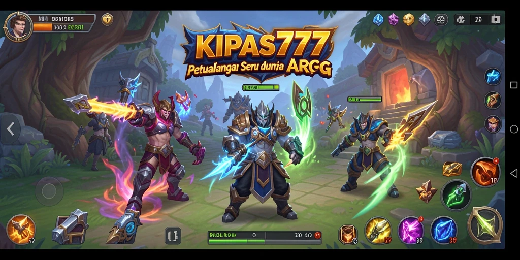 Gameplay ARPG KIPAS777 yang mendebarkan dan penuh aksi.
