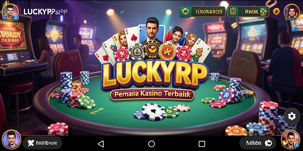 Tangkapan layar LUCKYRP menampilkan gameplay seru dalam suasana Kasino yang mendebarkan.