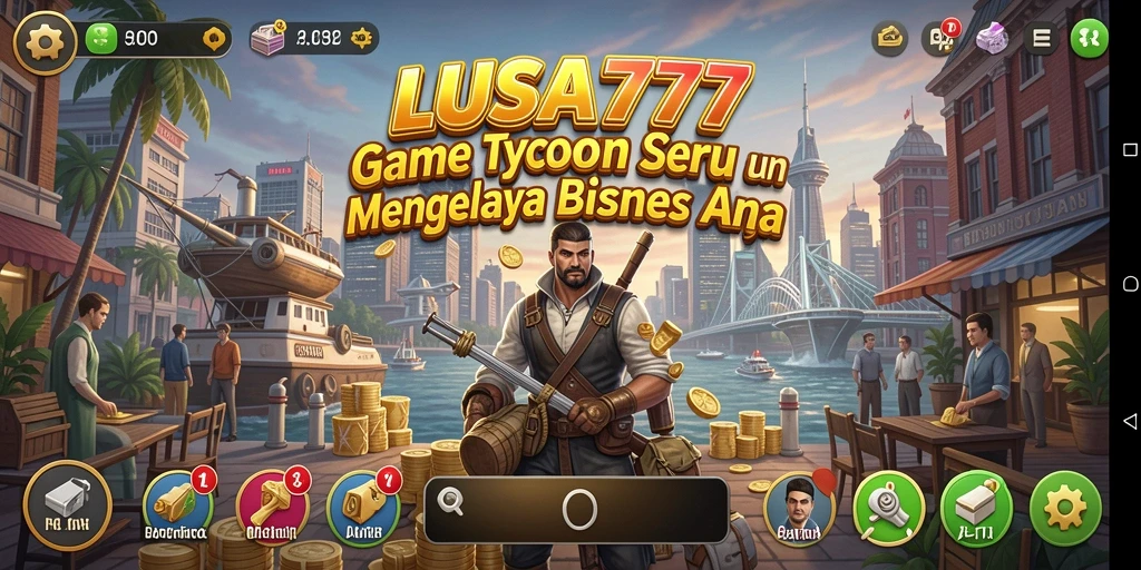 Gameplay menarik di LUSA777 dengan elemen Tycoon yang seru.