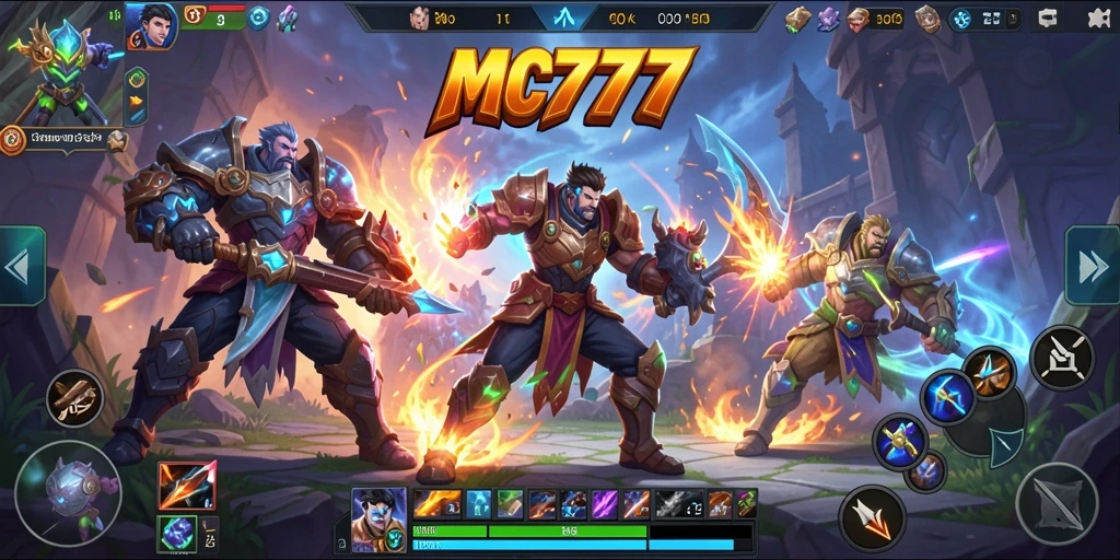 Tampilan seru dari pertempuran epik dalam MC777.