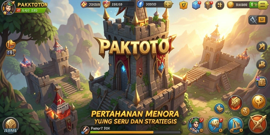 Tampilan menarik dari gameplay PAKTOTO saat melawan gelombang musuh.