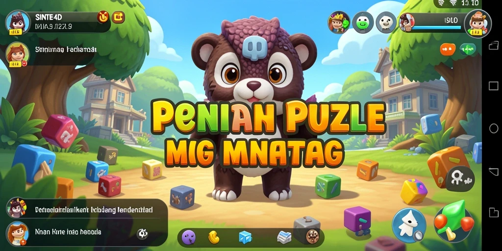 Gameplay menarik dari SINTE4D dengan teka-teki menantang.