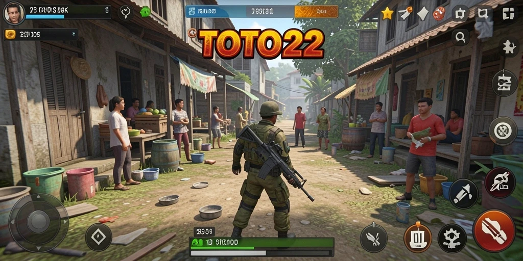 Screenshot utama TOTO22 menampilkan gameplay simulasi kehidupan yang seru dan interaktif.