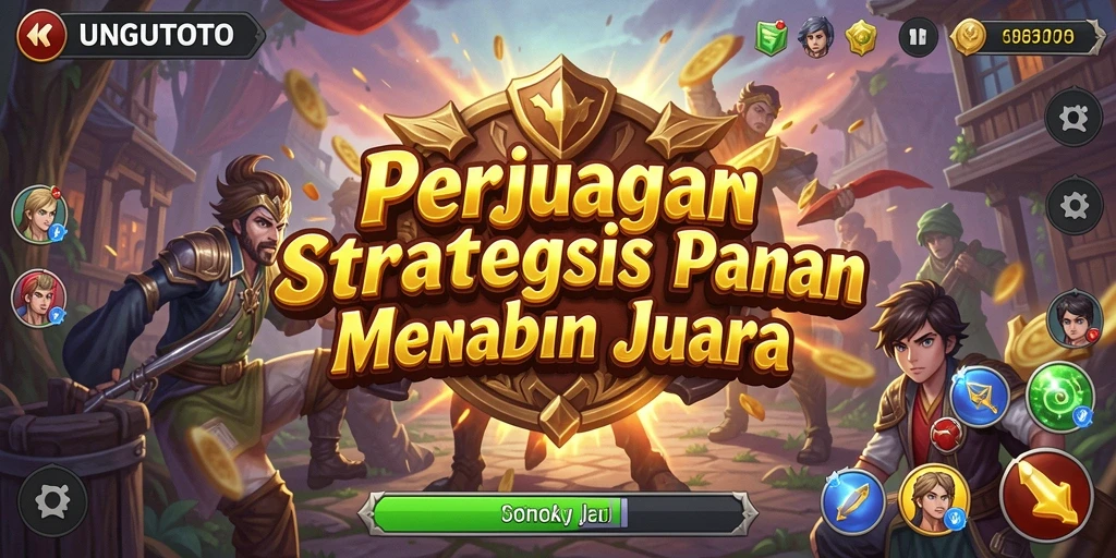Tampilan menarik dari gameplay <strong>UNGUTOTO</strong> yang mengedepankan strategi.