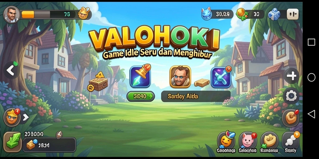 Gameplay VALOHOKI yang menarik dan penuh warna.
