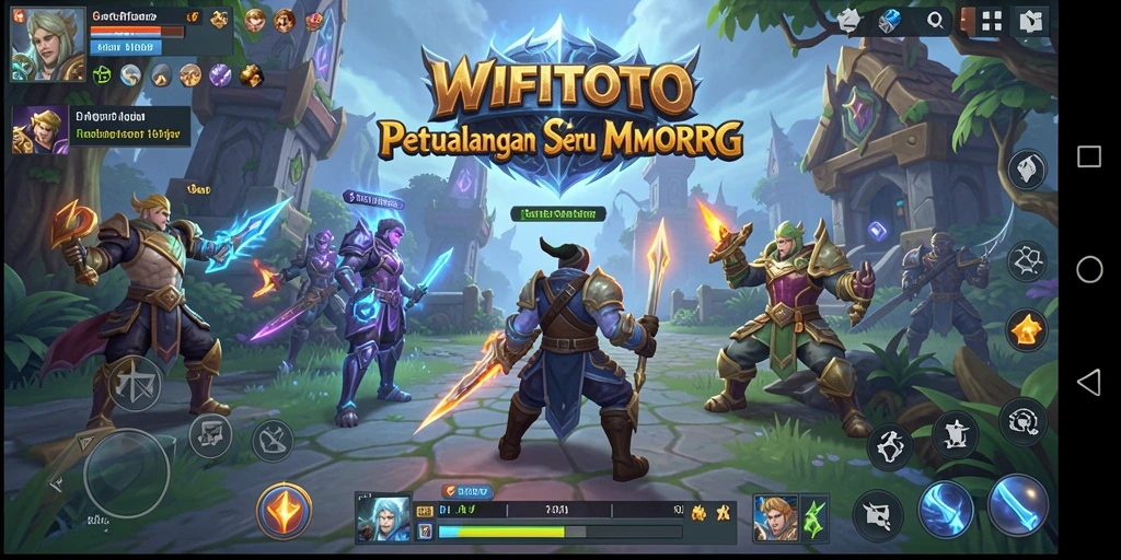 Tangkapan layar gameplay <strong>WIFITOTO</strong> menampilkan petualangan seru dalam dunia MMORPG.