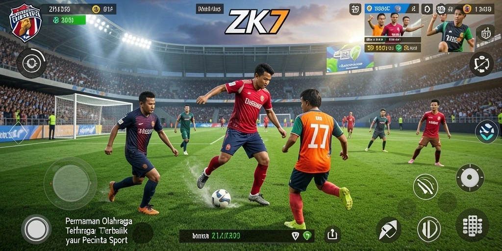 Gameplay ZK7 yang mendebarkan dengan action olahraga seru.